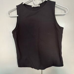La Comet Tank Top in Dark Grey, size M.
